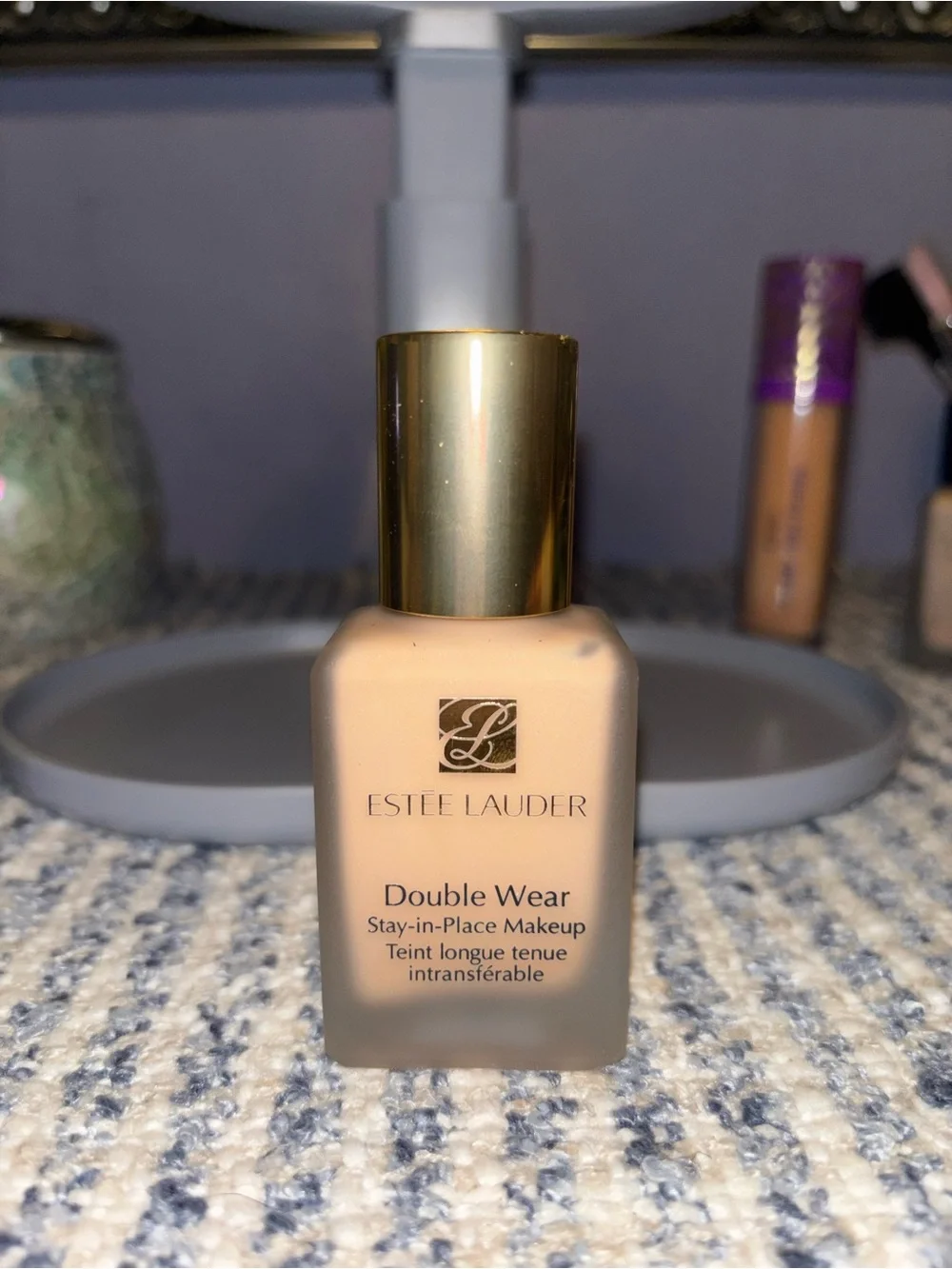 Estee Lauder Double Wear Foundation - Natural Beige with Gold Cap